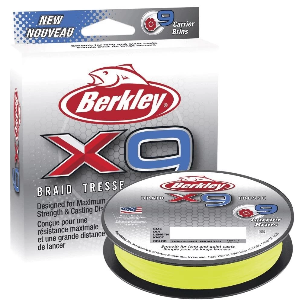 Berkley X9 Green Braided Line 150m Spools 1 Berkley X9 Green Braided Line 150m Spools