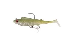 Berkley Pro Rig Lures -Coastal Fishing Tackle Berkley Shimma Pro Rig Olive Glitter Freddys