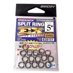 Decoy EX (Extra Strong) Split Rings -Coastal Fishing Tackle DecoyEx5 87eac07f a800 47c8 bf48 799e6024267d