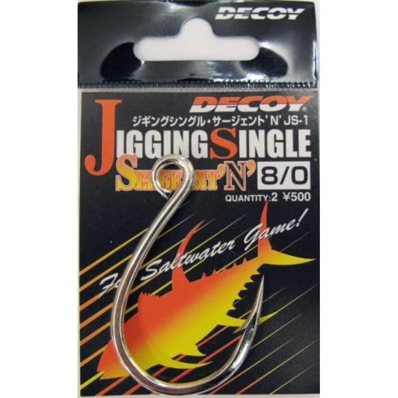 Decoy JS-1 Sergeant Single Hooks 1 Decoy JS-1 Sergeant Single Hooks