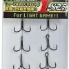 Decoy Y-S25 Black Trebles 8 Pack