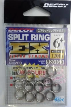 Decoy EX (Extra Strong) Split Rings -Coastal Fishing Tackle Decoyex6 62246331 ef38 437d 81b4 12ac9dd11da1