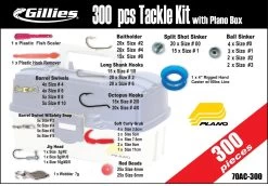 Plano 6101 Monster 300pce Tackle Kit -Coastal Fishing Tackle Gillies TackleKit 300 20150714 498ae287 acb3 494e 8e80 4f7f4de15f79