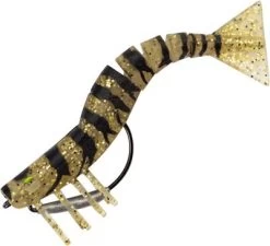 Samaki Live Shrimp 127mm Soft Plastic Lures -Coastal Fishing Tackle GoldGlitter 25f0f06c 2ff1 44a0 bed5 8ea364cce32c