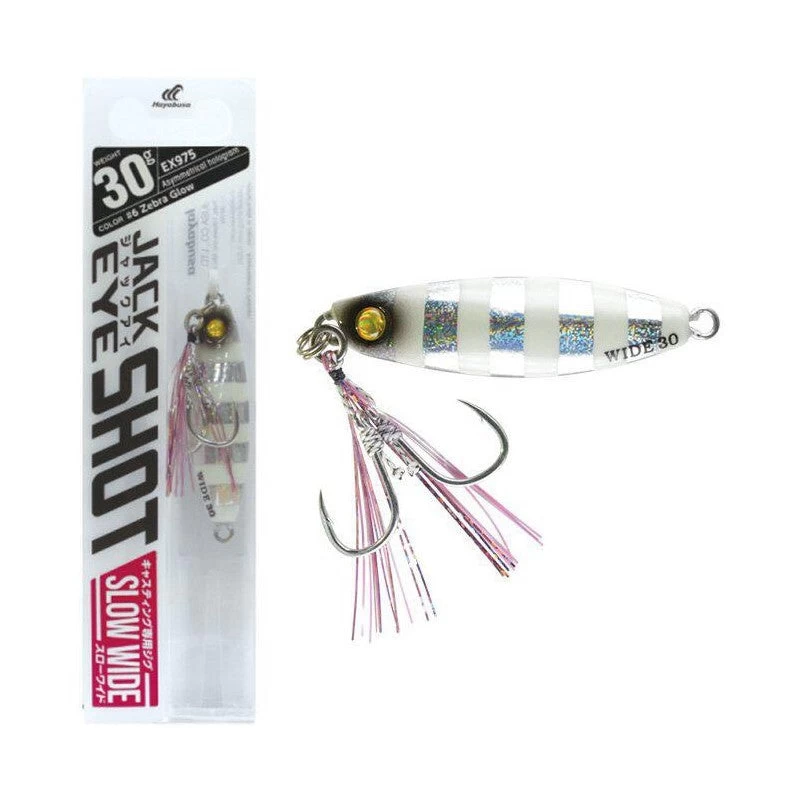 Hayabusa Jack Eye Shot Slow Wide Micro Jig Lures 1 Hayabusa Jack Eye Shot Slow Wide Micro Jig Lures