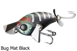 Jackall Micro Pompadour Surface Lures -Coastal Fishing Tackle Jackall Micro Pompadour Bug Bug Matte Black Freddys 1067080b fe54 465b b6f0 01e73d540d1d
