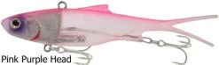 Samaki Vibelicious 100 & 125mm Fork Tail Vibes -Coastal Fishing Tackle Samaki Vibelicious Fork 100mm Pink Purple Head with Hooks e160200b ef41 4cc2 9f29 0a83a6020f25