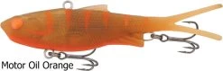 Samaki Vibelicious 70mm Fork Tail Vibes -Coastal Fishing Tackle Samaki Vibelicious Fork 70mm Motor Oil Orange UV 75690090 1286 477a b71b 46e51b95da55